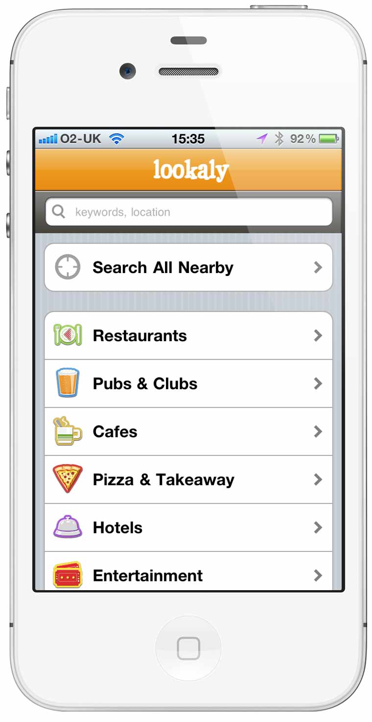 Lookaly iPhone app